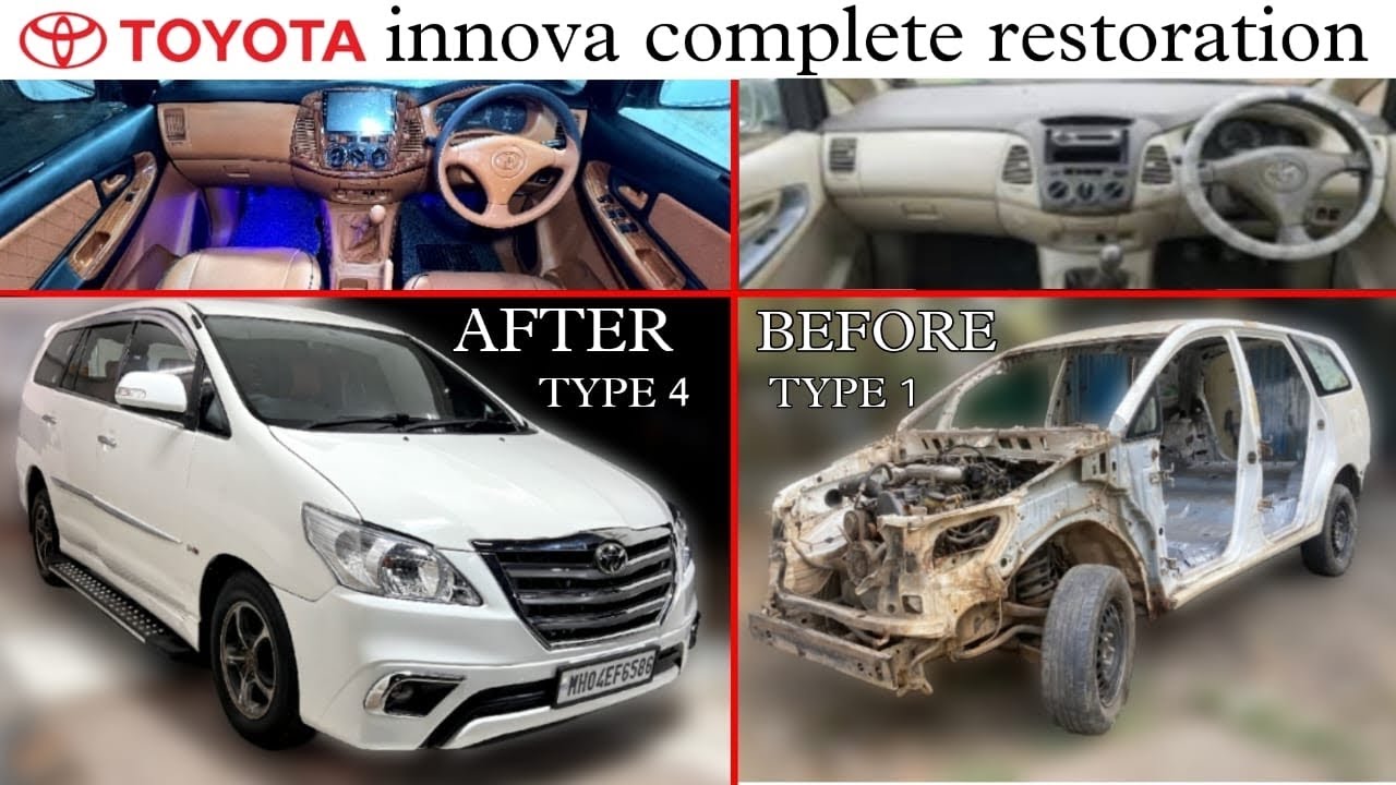 Toyota Innova type 1 to type 4 conversion with customize interior #innova#restoration#conversion