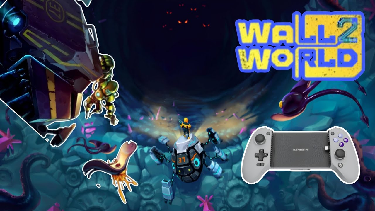 Wall World Mobile Controller Gameplay Walkthrough (iOS, Android) #GamesirG8