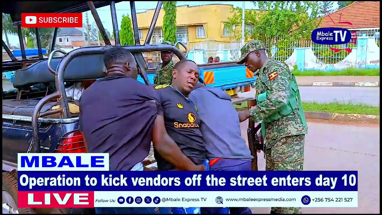 Defiant vendors arrested as operation to clean Mbale City Continues