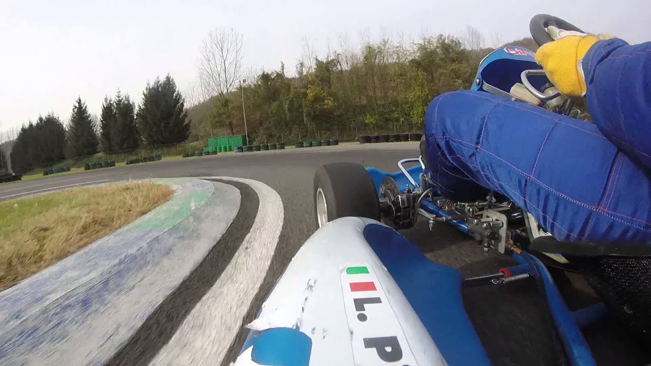 Rotax 122 Aprilia RS  on kart birel pista alberone camera car grippaggio pistone