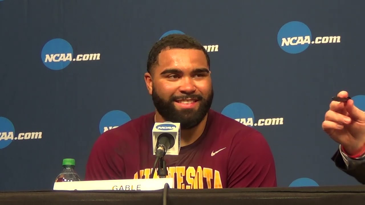 Gable Steveson (Minnesota) after 285-pound semifinal win at 2022 NCAAs