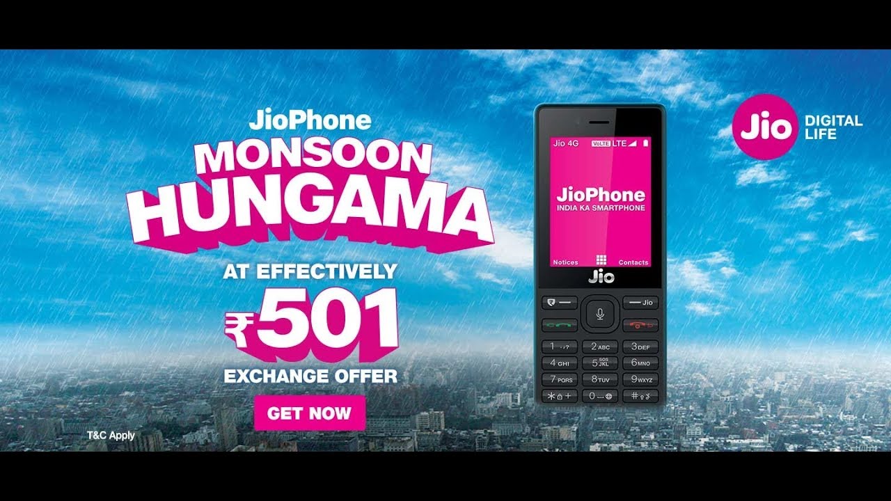Jio Phone 1 Unboxing  with Exchange