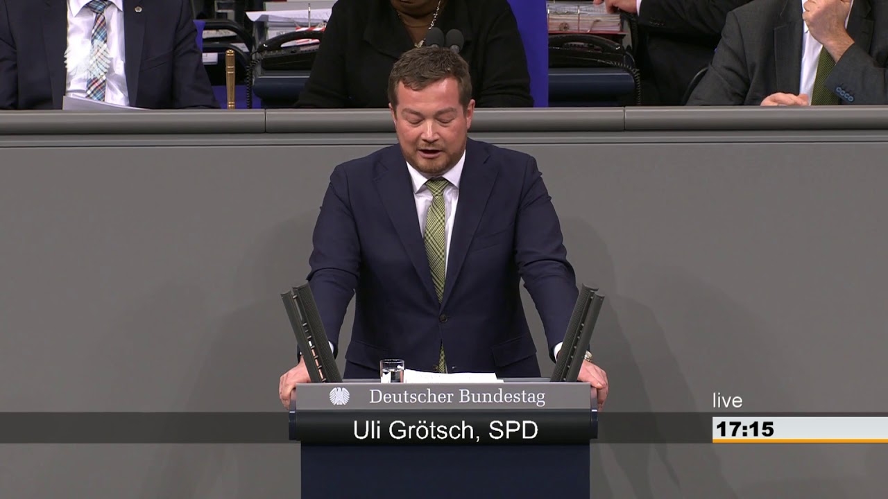 Uli Gr&ouml;tsch im Bundestag: Einf&uuml;hrung umfassender Grenzkontrollen