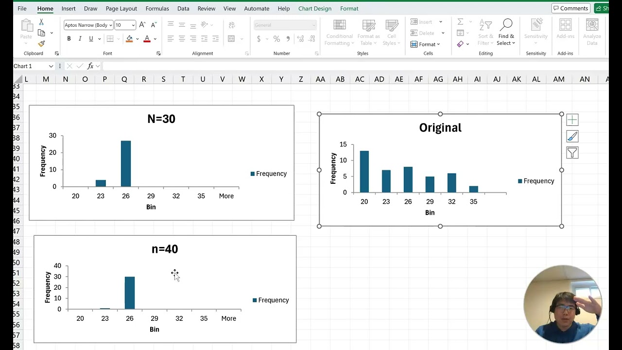 MAT 209 Lesson 10-4.2: Sampling mean distribnution with given of large sample Randomize samples
