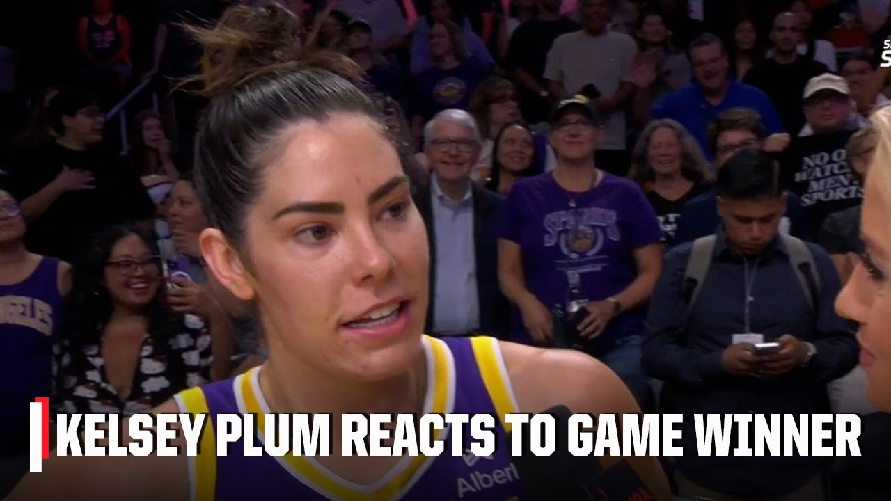 Kelsey Plum reacts to her game-winner vs. the Sparks: 'A win is a win' | WNBA on ESPN