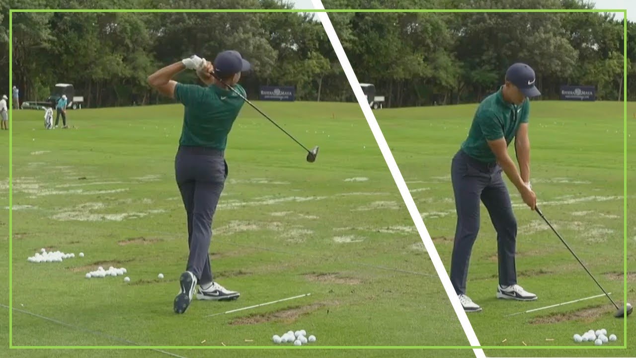 Cameron Champ Powerful Driver Swings On The Range