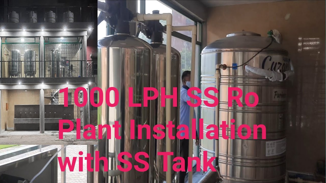 1000lph SS RO Plant Installation| Stainless Steel Ro Plant manufacturer|The Frank Anthony school