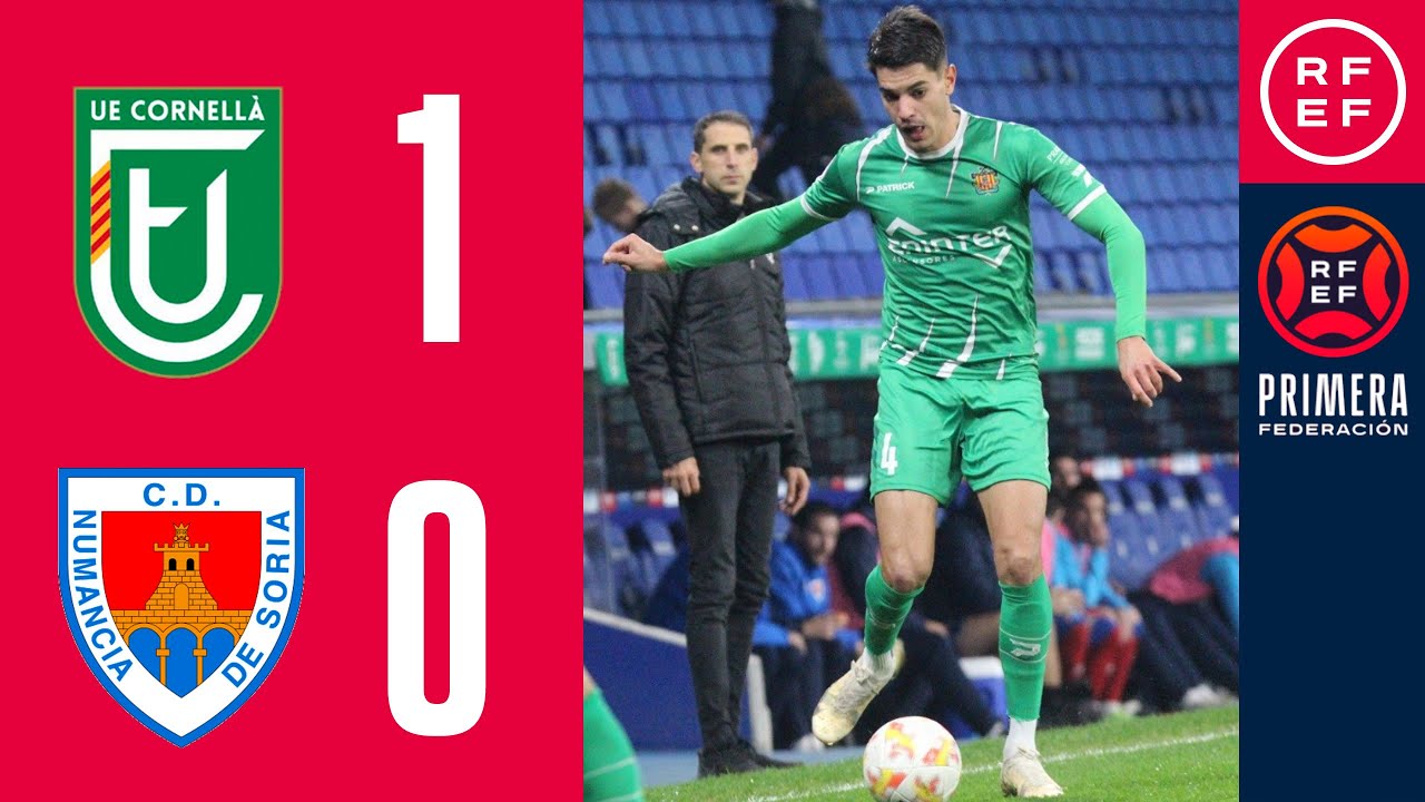 RESUMEN #PrimeraFederación | UE Cornellà 1-0 CD Numancia de Soria | Grupo 2 | Jornada 17