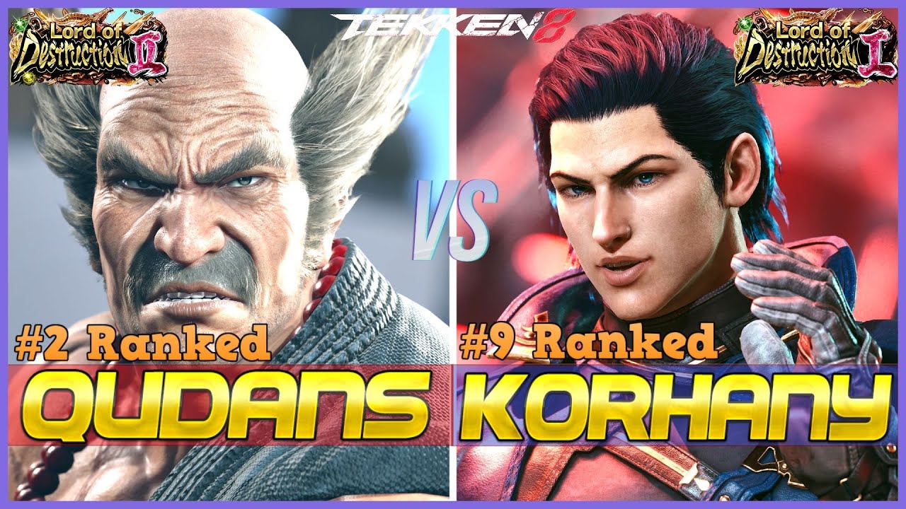 T8 ▰ QUDANS (#2 Ranked Heihachi) Vs KORHANY (#9 Ranked Claudio) ▰ Tekken 8 High Level Gameplay