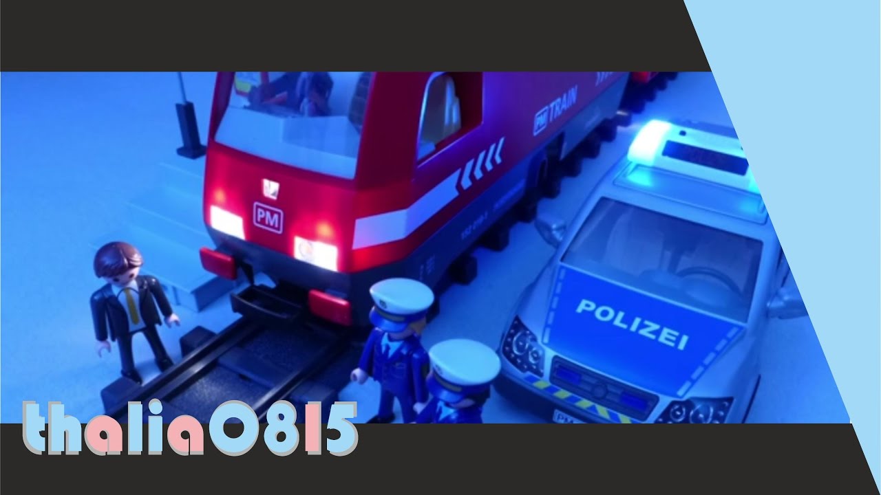 Das Gefängnis und der Überfall auf den Playmobil Zug Film deutsch Kinderfilm Kinderserie Polizei