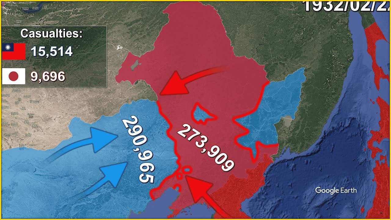 Japanese Invasion of Manchuria using Google Earth