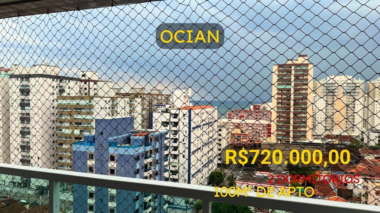 #198  ENORME APARTAMENTO, 2 SUÍTES, 2 VAGAS, OCIAN