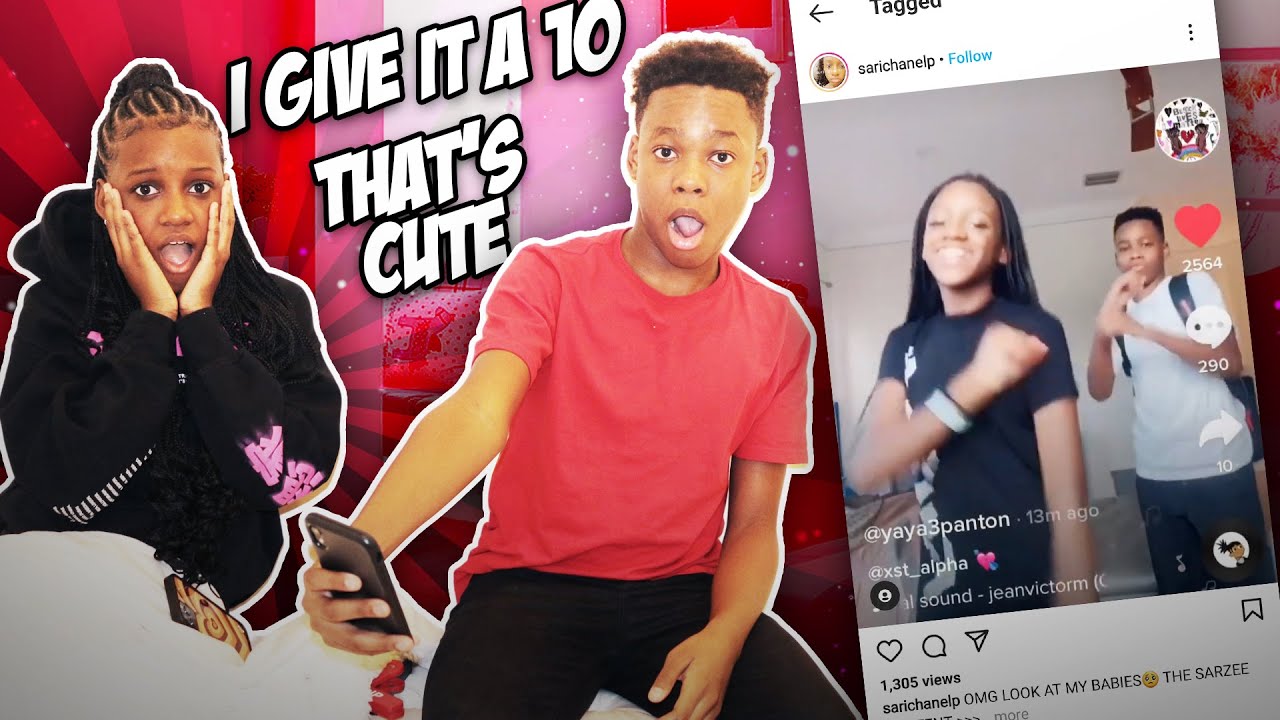 AHZEE and YAYA REACTING TO FAN EDITS