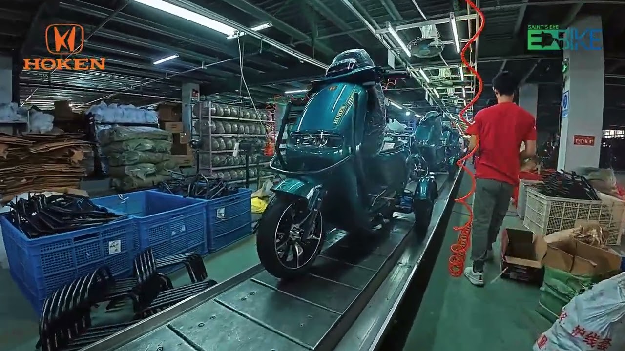 Hoken manufacturing factory in china.(চীনে হোকেন ইলেকট্রিক বাইকের কারখানা) | Electric Bike | BD