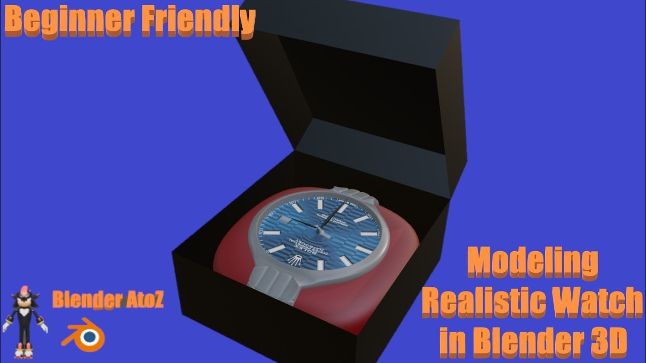 Modeling Realistic Watch in Blender 3D | Beginner Friendly