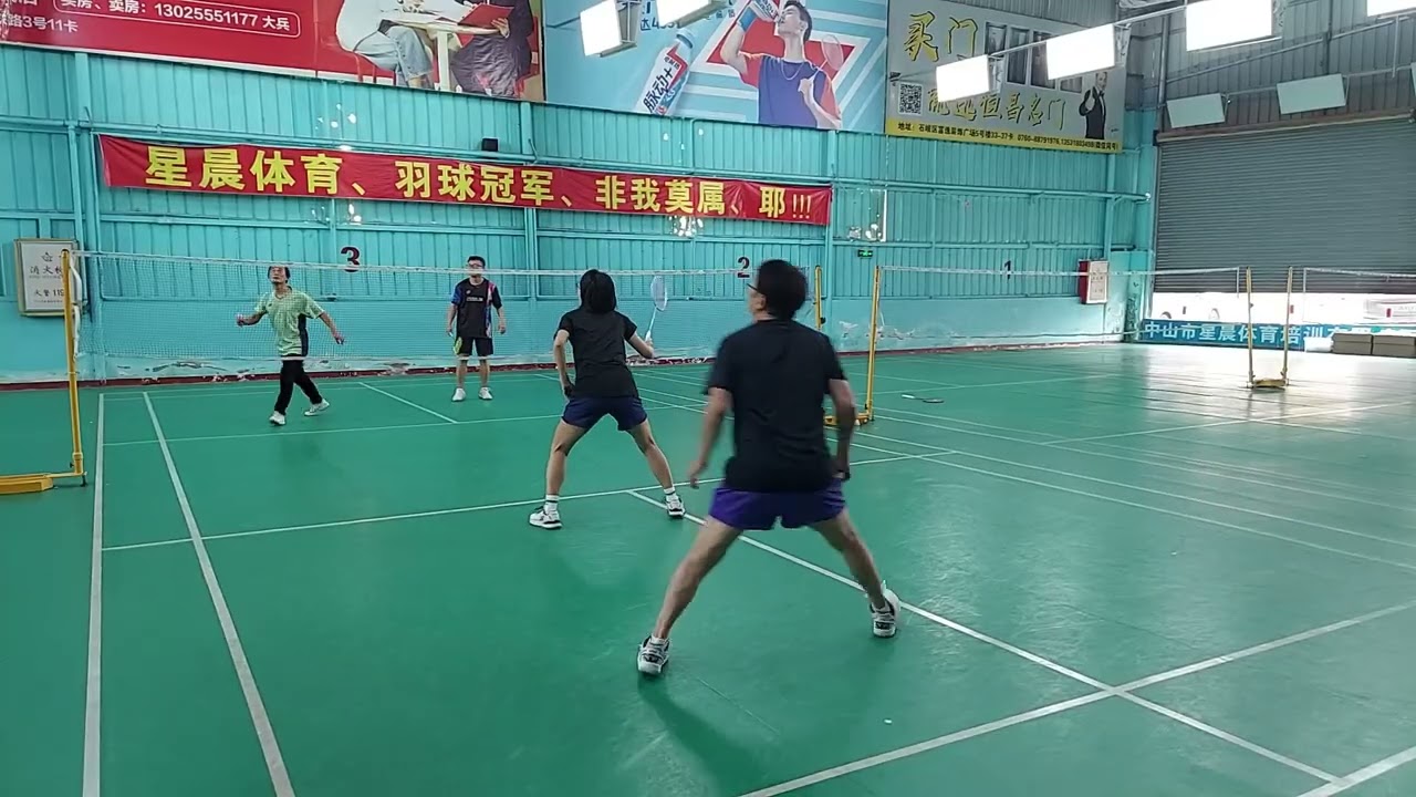 Badminton game, Zhongshan, China 2 13 26 5