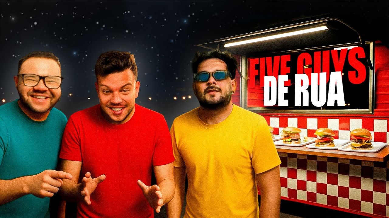 HAMBÚRGUER de TRAILER HUMILHA o FIVE GUYS? | ep.4