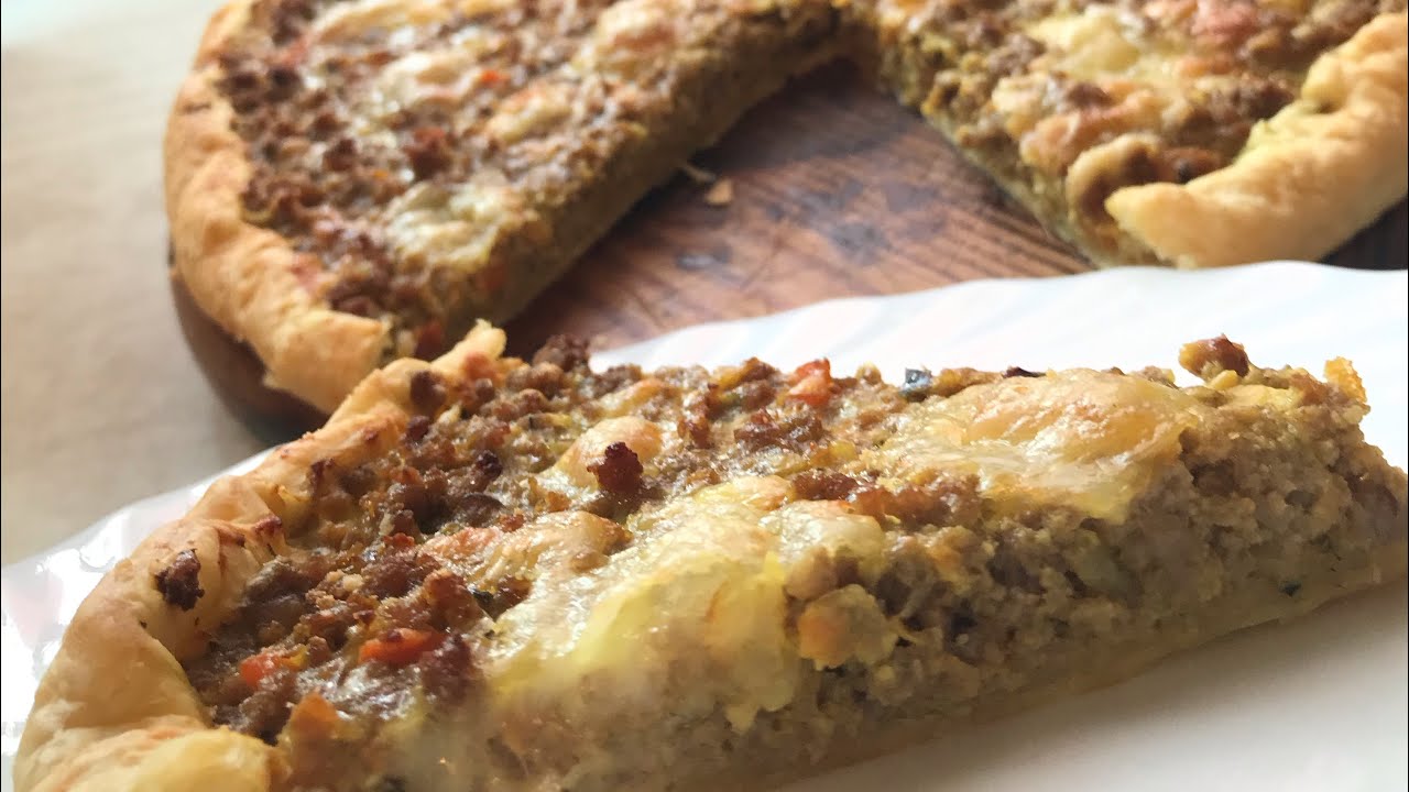 Torta salata con carne macinata                           -Instagram; incucinaconlanabby