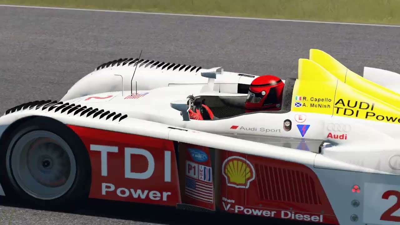 Audi R10 TDI at Portland Chicane- Audis first win in the R10 TDI