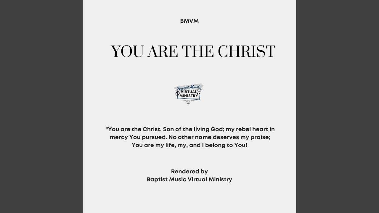 You Are the Christ