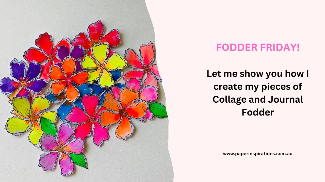 FODDER FRIDAY! Let me show you how I make my collage/journal fodder. #collagefodder  #junkjournals