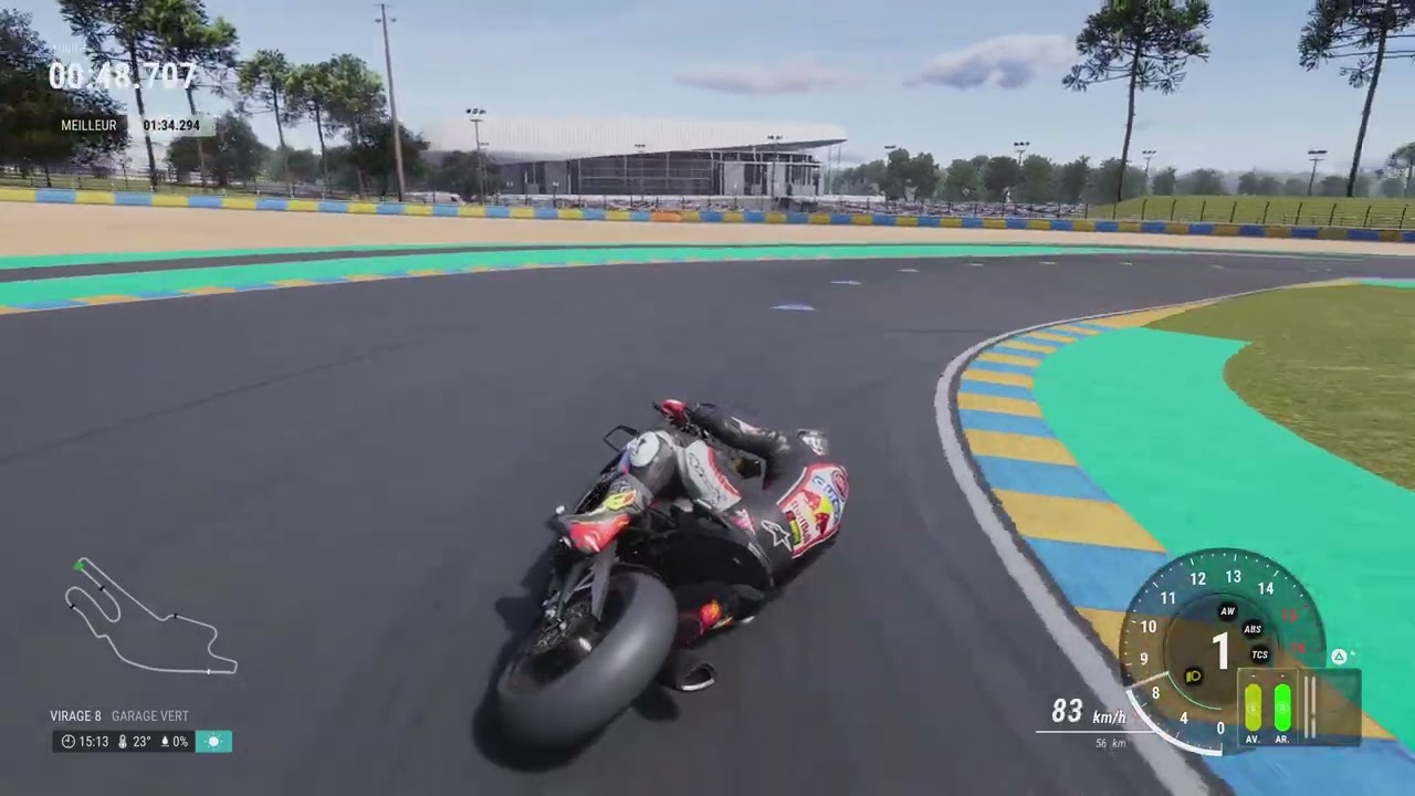 RIDE 5 - M 1000 RR 2023 - Le MANS Bugatti Circuit - 1'33'961 - Time trial