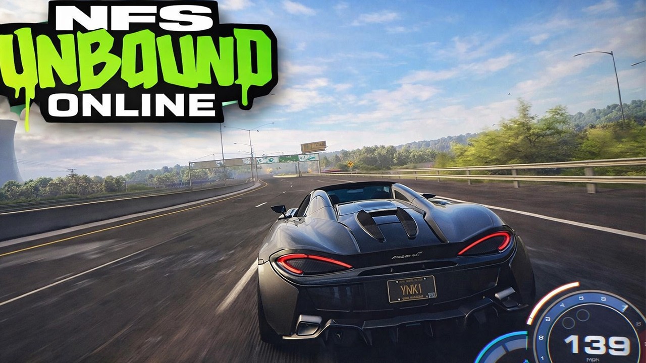 NFS UNBOUND ONLINE - 4K Drive Test – Free Roam Experience - McLaren 570S Spider (2018)