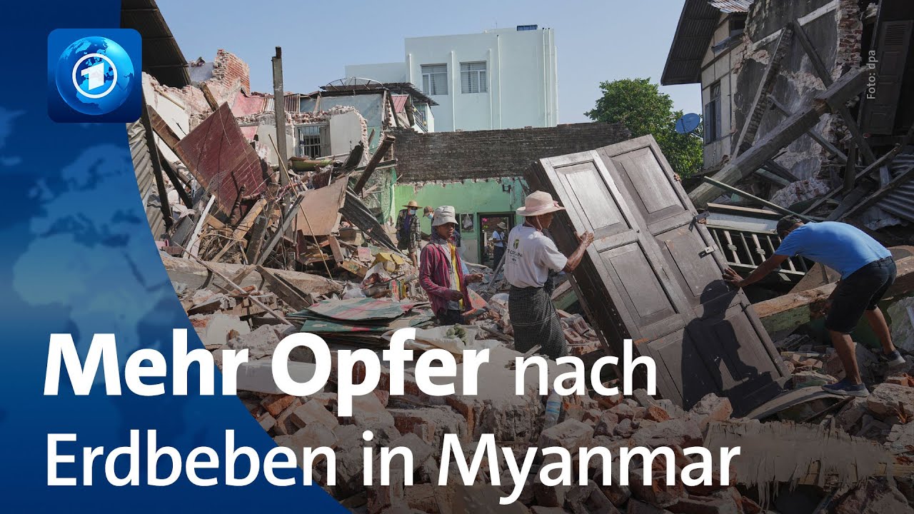 Mehr als 2.700 Tote nach Erdbeben in Myanmar