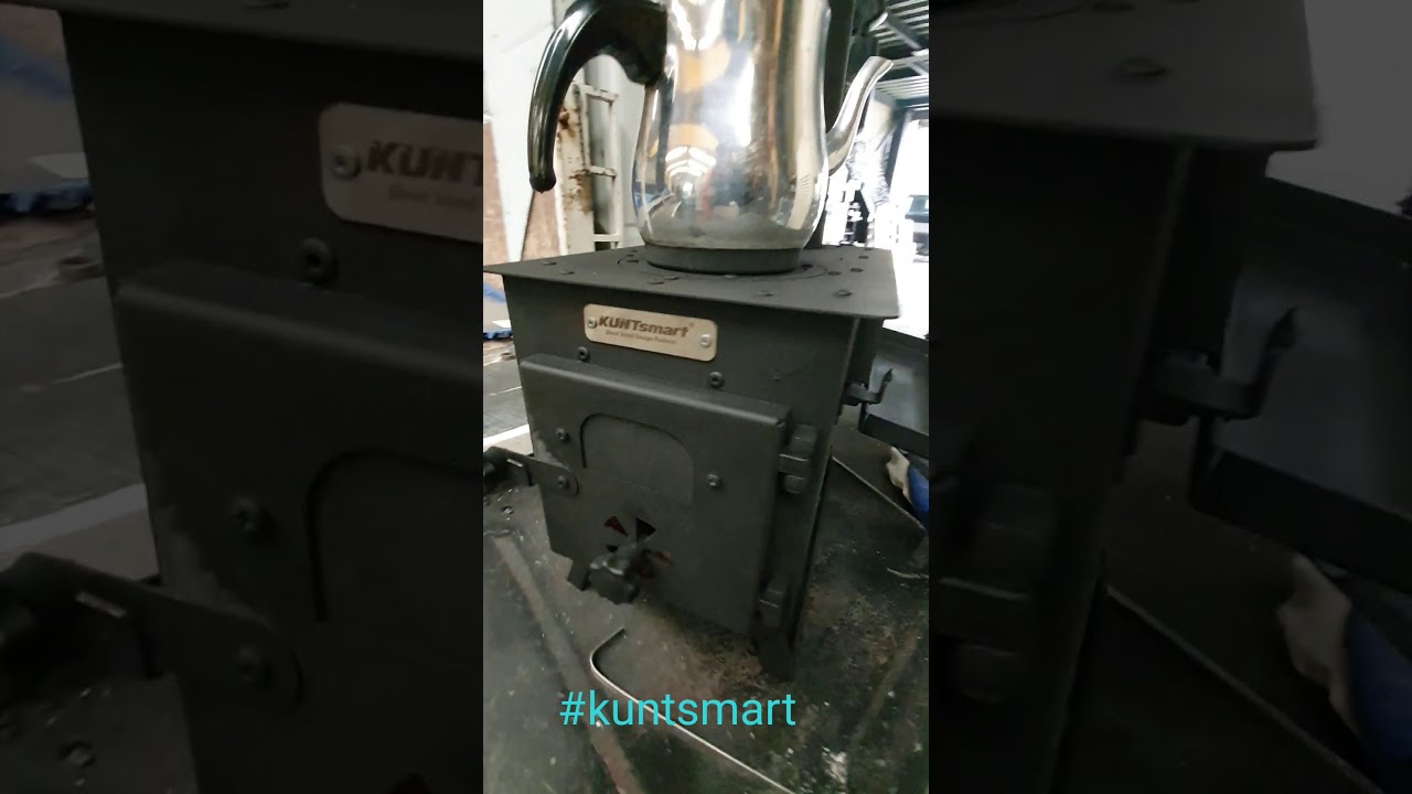 KUNTsmart&reg;  Ailesinin en k&uuml;&ccedil;&uuml;k &uuml;yesi mini fırınlı kamp sobası sadece 9.5 kg.