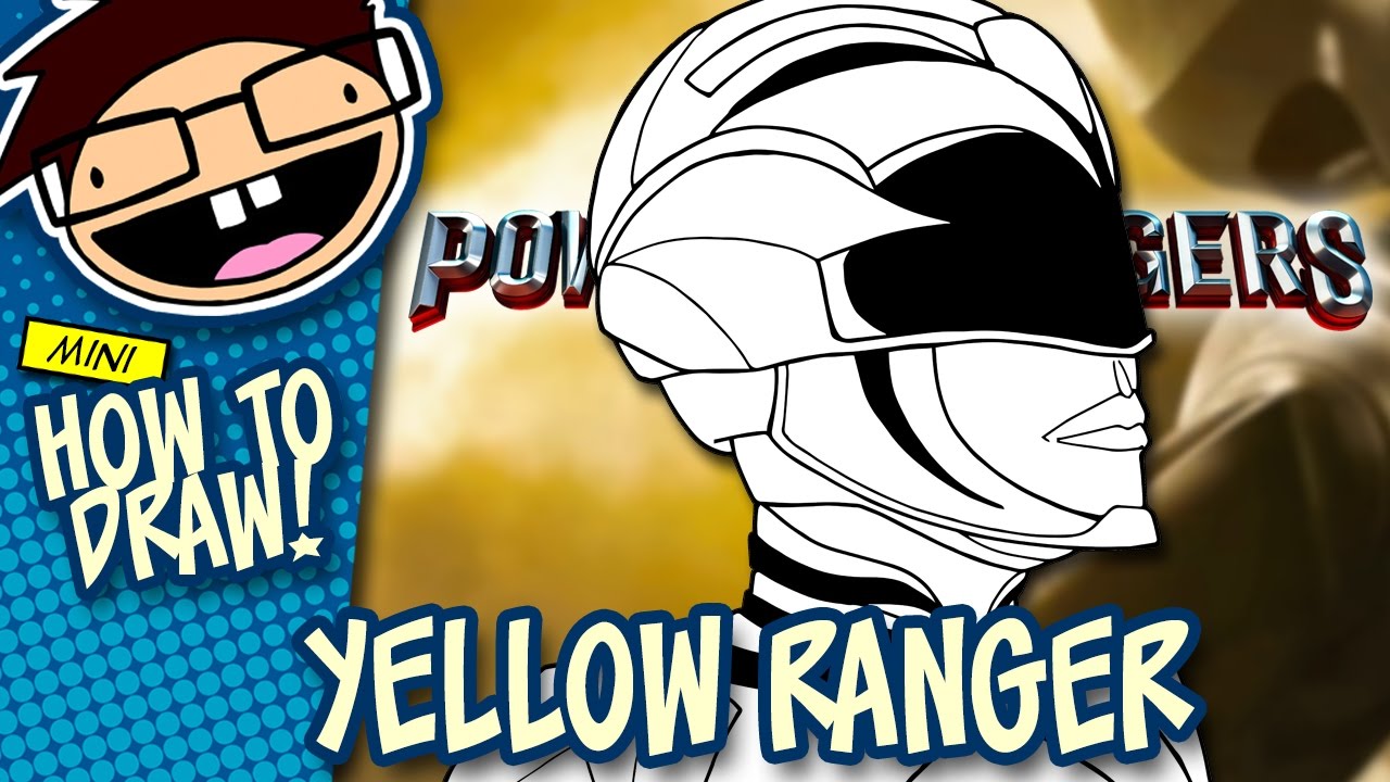 How to Draw YELLOW RANGER (Power Rangers [2017] Movie) | Narrated Easy Step-by-Step Tutorial