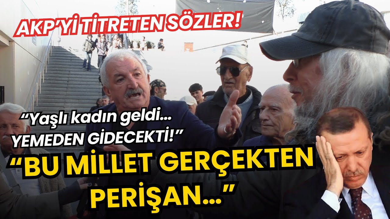 &ldquo;Yaşlı kadın yemeden gidecekti!&rdquo; Emekliden AKP&rsquo;ye &ouml;fke patlaması: &ldquo;Bu millet perişan!&rdquo;