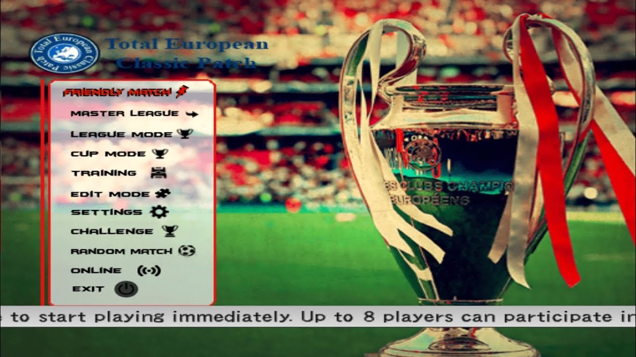 PES 6 Total European Classic Patch 