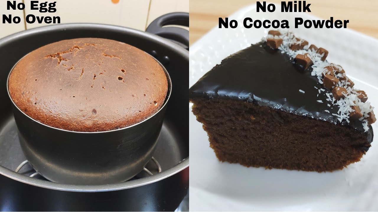Chocolate Cake In Lock-Down Without Milk, Cocoa Powder, Egg, Oven | चॉकलेट केक बिना दूध, कॉको पाऊडर|