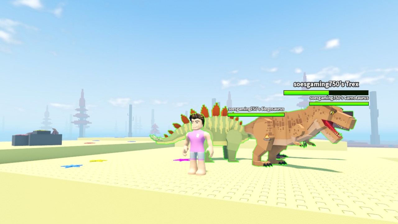 TIREX ITU NYATA | ROBLOX PERGI DAN TANGKAP