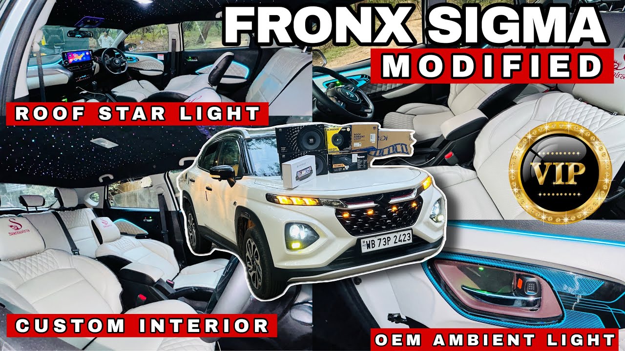 FRONX SIGMA MODIFIED✅ West Bengal to karol bagh ✅ FRONX Interior Modified✅ #fronxmodification 