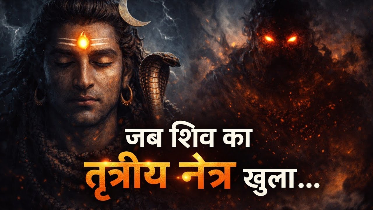 तृतीय नेत्र क्यों खुला? | शिव जी का रुद्र रूप और अंधकासुर का अंत 🔥