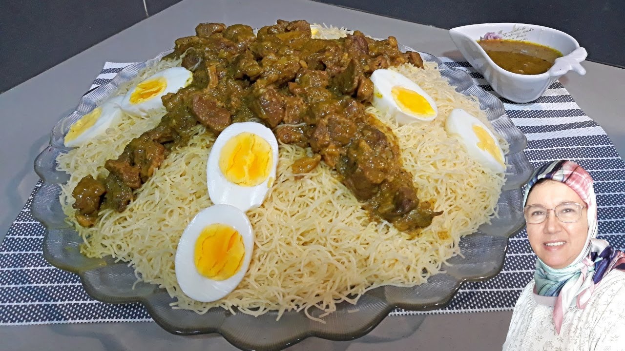 السفة باللحم على حقها وطريقها لعشاق المذاق الرفيع بجميع تفاصيل مع الحاجة فاطمة