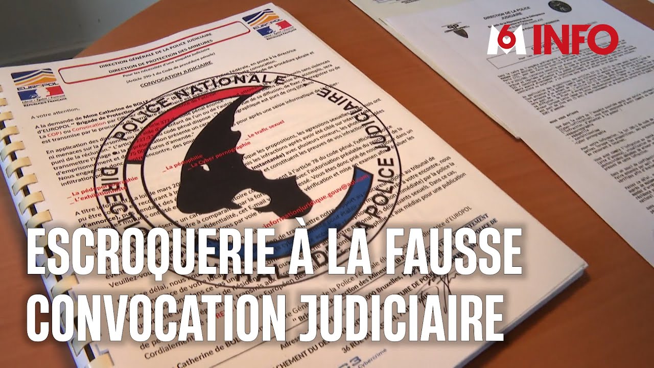 ESCROQUERIE À LA FAUSSE CONVOCATION JUDICIAIRE : LE VASTE COUP DE FILET
