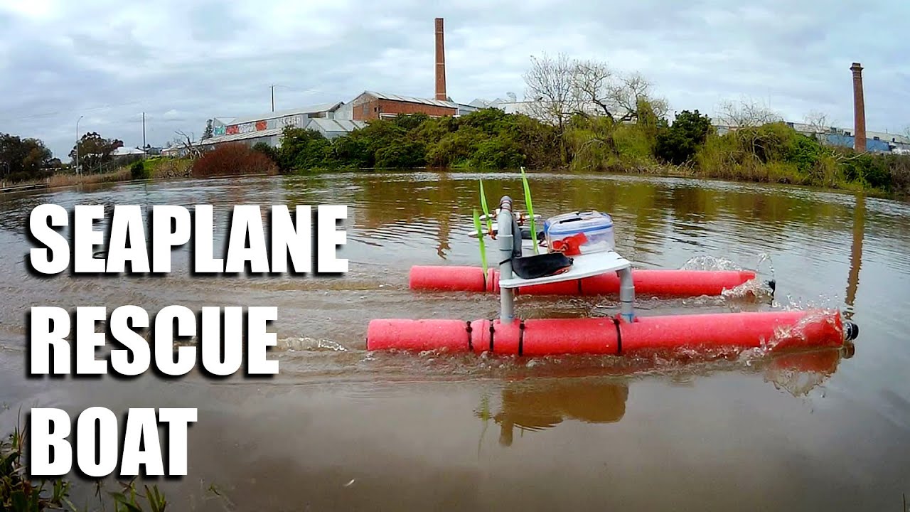 RC Seaplane Rescue Boat
