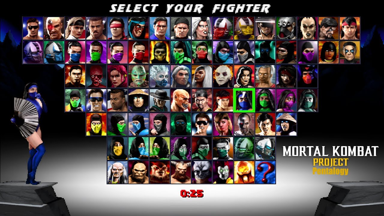 Mortal Kombat Project Pentalogy Rev 0.9.6 (MUGEN) Китана MK2