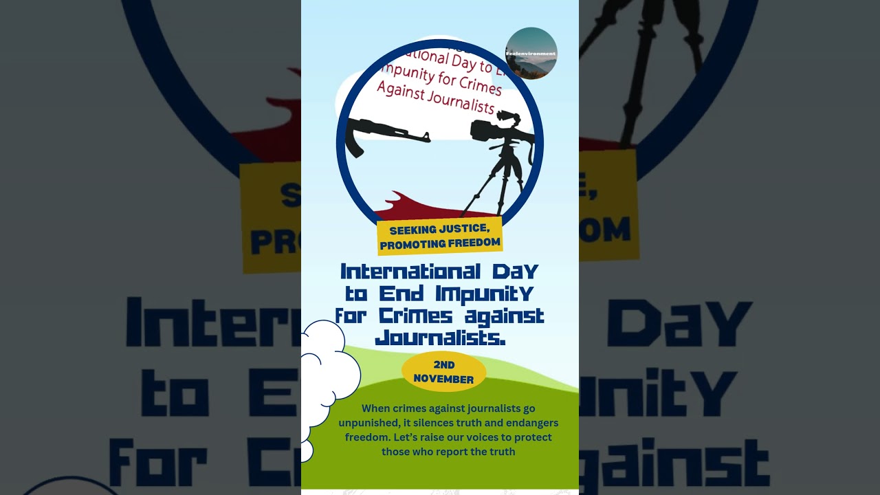 International Day to End Impunity for Crimes against Journalists #journalist  #impunity #crime
