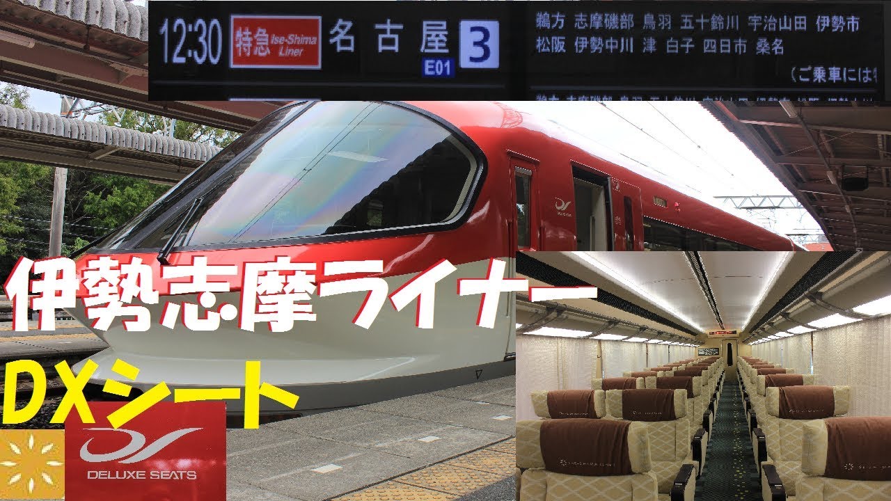 【近鉄】伊勢志摩ライナーのデラックスカーに乗ってきた【東海地区の座席指定列車】