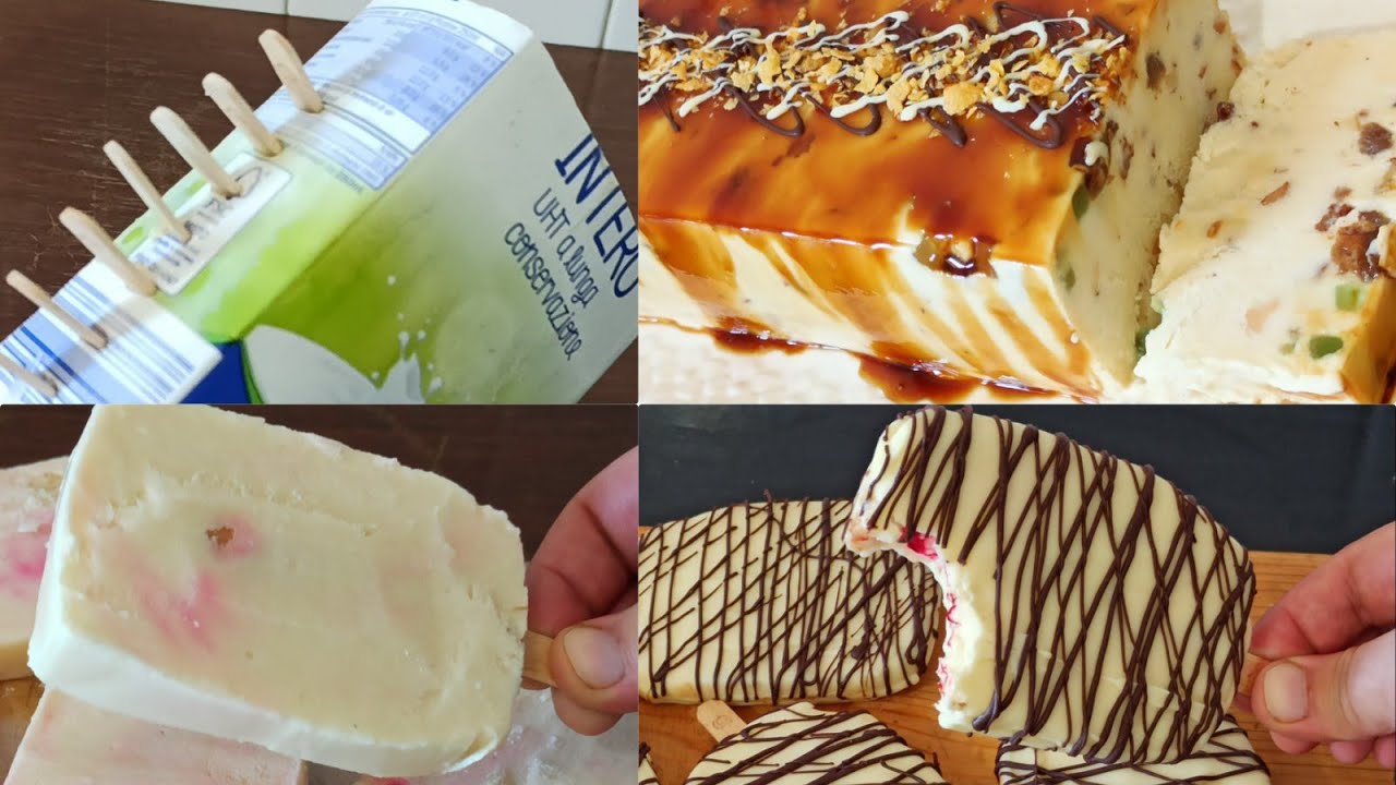 هذا هو الي ينفع مع هاد الحرارة بدون شانتي وبعلب حليب فارغة!!!حضري مثلجات🍨 بكل الاحجام ومذاقات رائعة