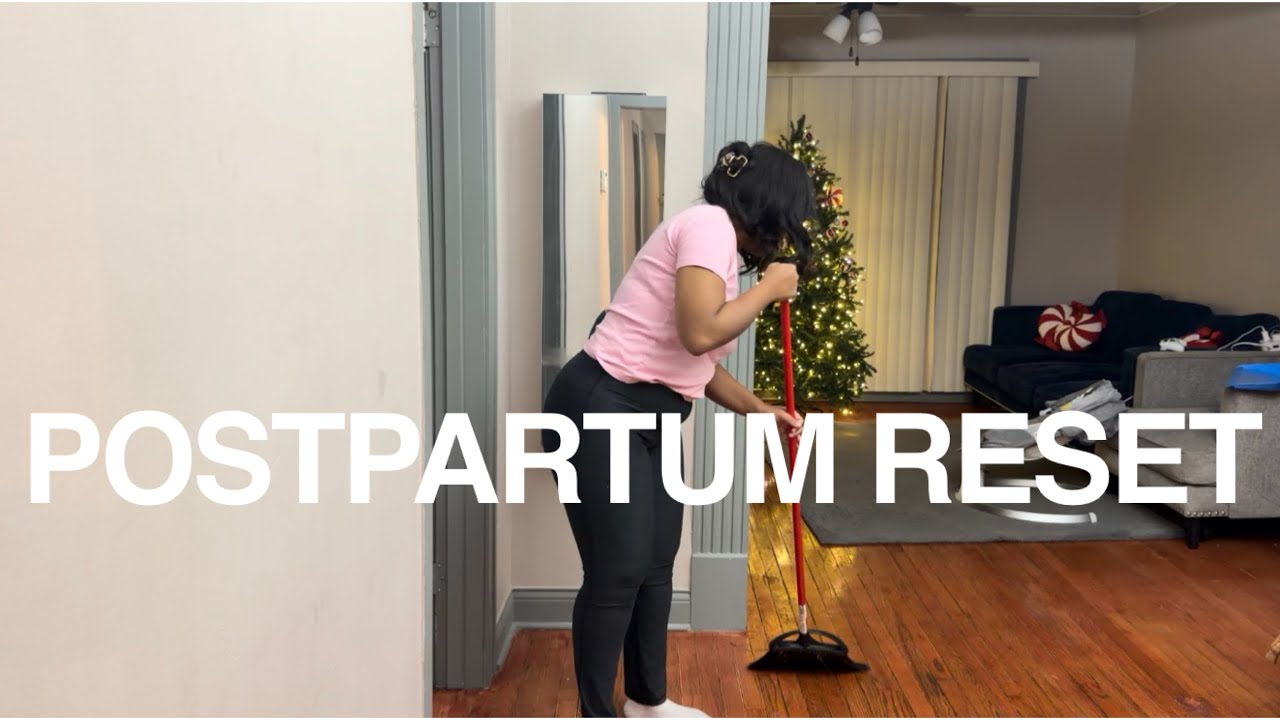 Motivational Clean With Me | Postpartum Mom Reset Routine