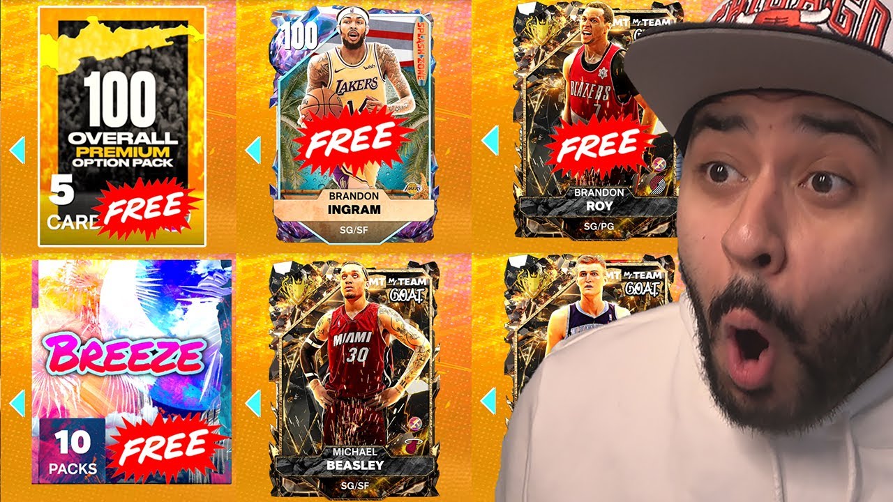 2K DID IT! New *FREE* GOAT Cards and Free 100 Overall Option Packs for EVERYONE! NBA 2K25 MyTeam