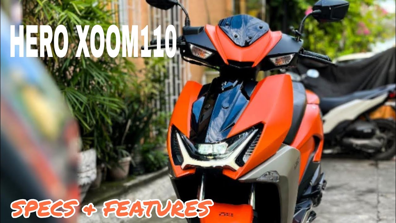 HERO XOOM110 | SPECS & FEATURES @HeroMotoCorpPH #motorcycle #indianmotorcycle #heromotocorp 