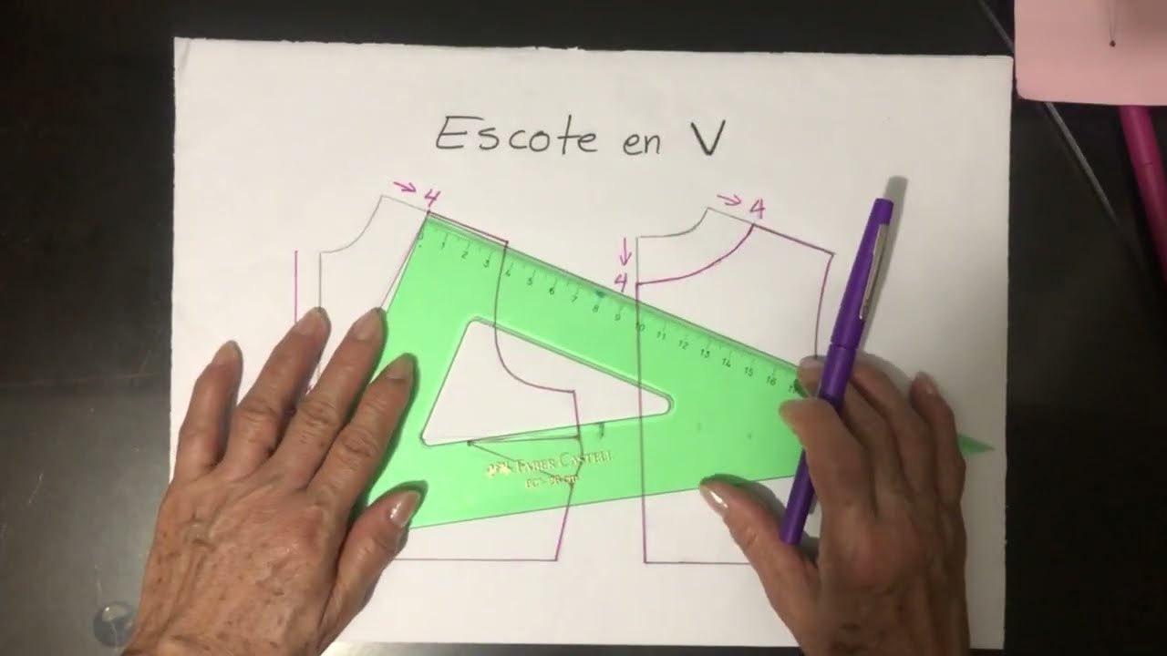 Escotes redondo, ojal, cuadrado y en V -Patronaje-