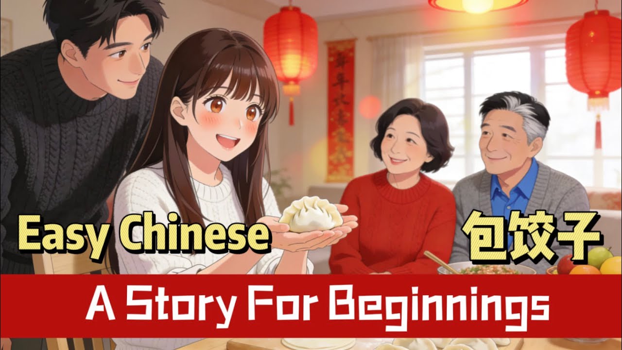LEARN CHINESE with Short Story (HSK1-3) - Making Dumplings