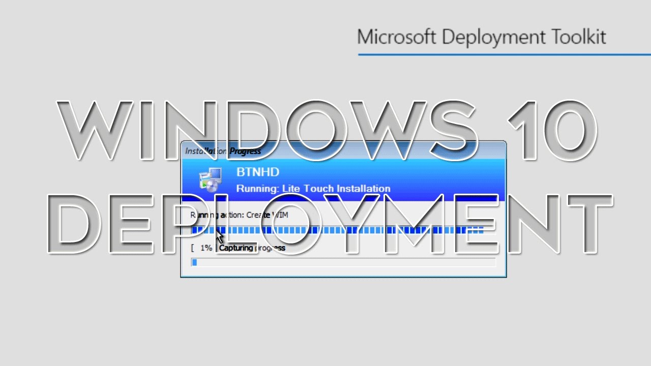 Building a Windows 10 Reference Image Using MDT 2013 Update 1