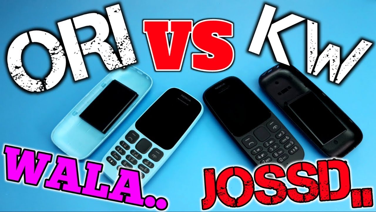 Review NOKIA 105 Original VS KW...jossd